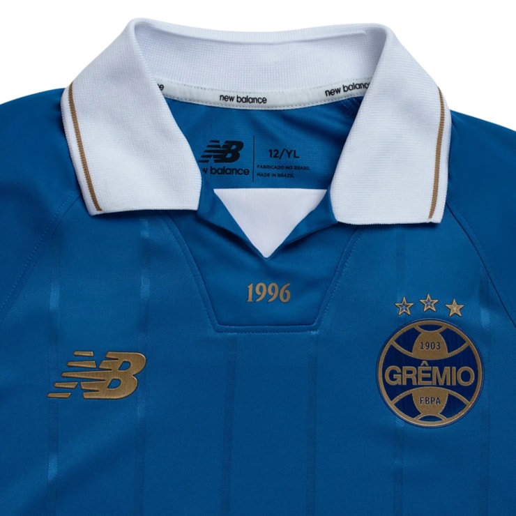 Camisa Grêmio 26/27 New Balance Comemorativa Infantil - Azul