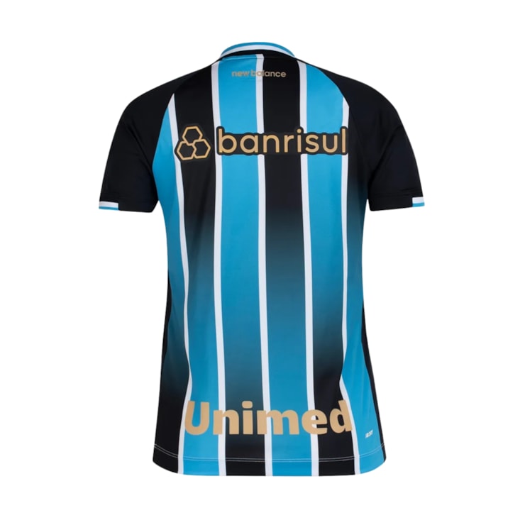 Camisa Grêmio I 26/27 New Balance Feminina - Preta/Azul
