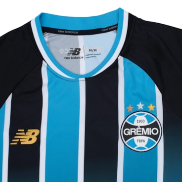 Camisa Grêmio I 26/27 New Balance Feminina - Preta/Azul