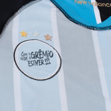 Camisa Grêmio I 26/27 New Balance Feminina - Preta/Azul