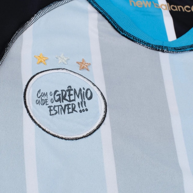 Camisa Grêmio I 26/27 New Balance Feminina - Preta/Azul