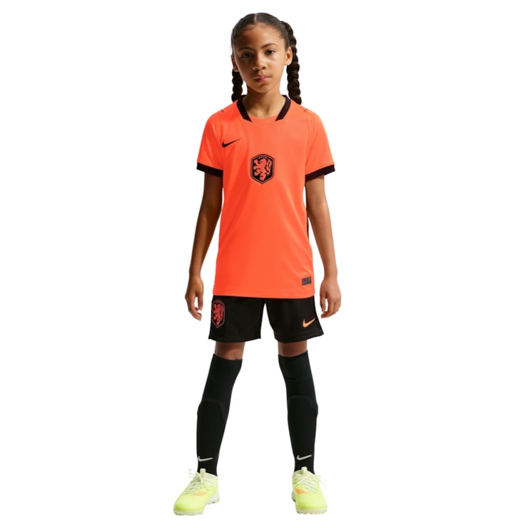 Camisa Holanda I 2026 Nike Infantil - Laranja