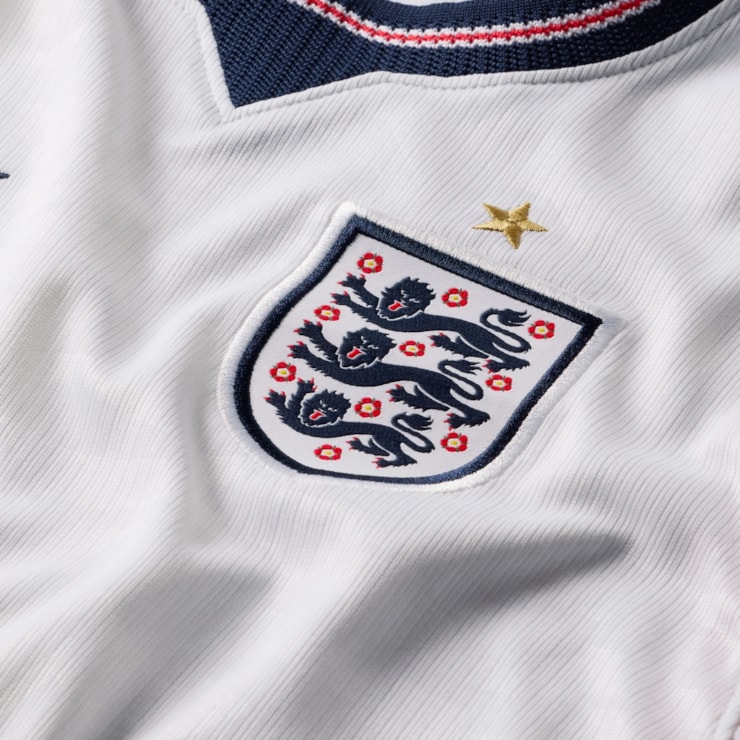 Camisa Inglaterra I 2026 Nike Infantil - Branco