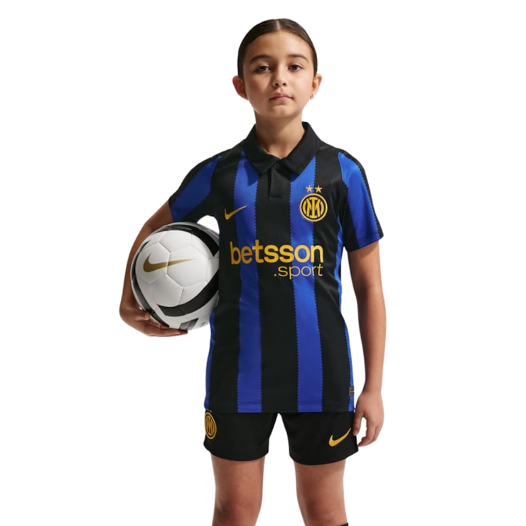 Camisa Inter De Milão I 26/27 Nike Torcedor Pro Infantil - Azul