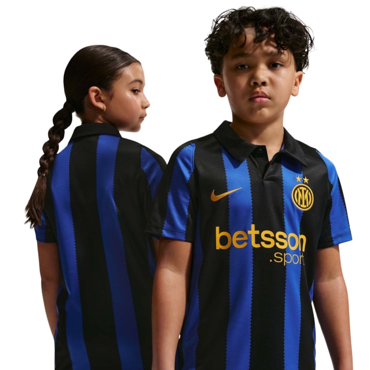 Camisa Inter De Milão I 26/27 Nike Torcedor Pro Infantil - Azul
