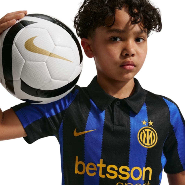 Camisa Inter De Milão I 26/27 Nike Torcedor Pro Infantil - Azul