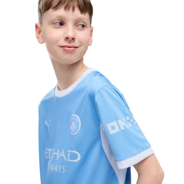 Camisa Manchester City I 26/27 Puma Infantil - Azul