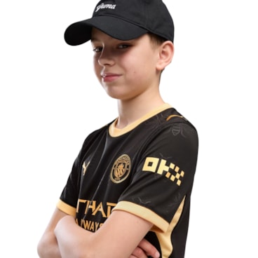 Camisa Manchester City II 26/27 Puma Infantil - Preta