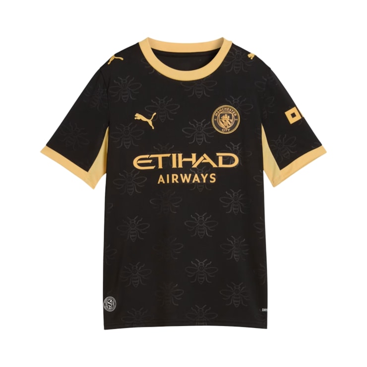Camisa Manchester City II 26/27 Puma Infantil - Preta