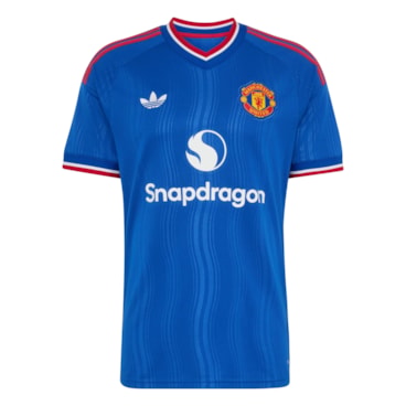 Camisa Manchester United II 26/27 Adidas Masculina - Azul