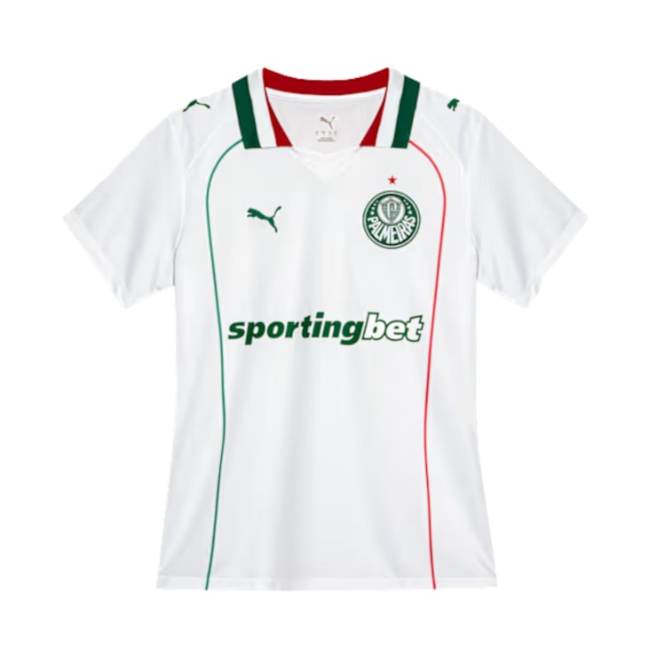 Camisa Palmeiras II 26/27 Puma Torcedora Feminina - Branca