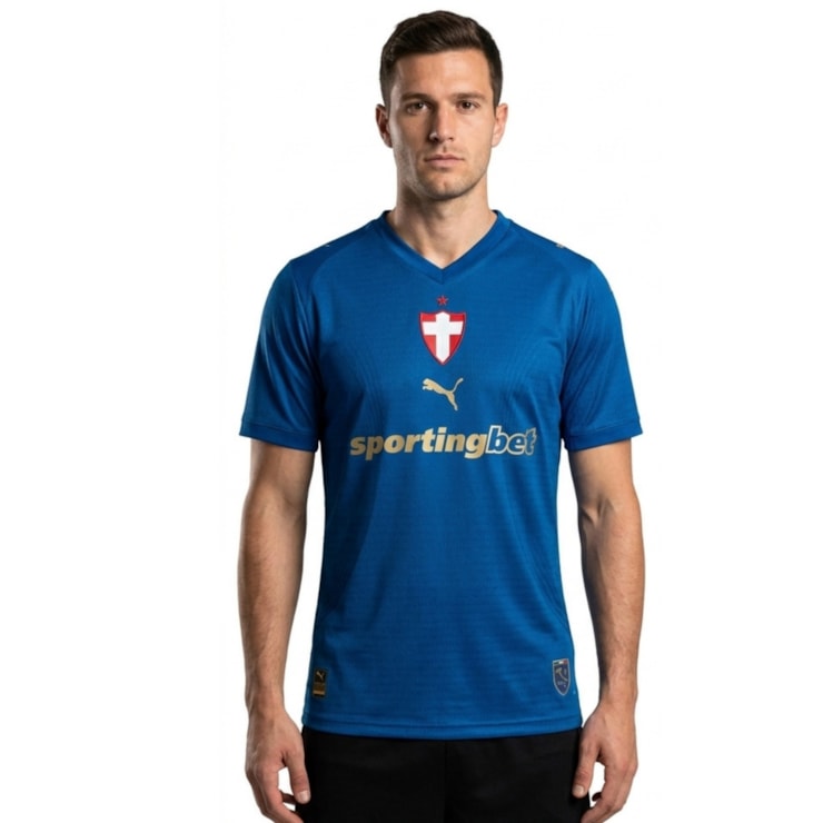 Camisa Palmeiras III 26/27 Puma Jogador Masculina - Azul