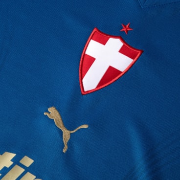 Camisa Palmeiras III 26/27 Puma Torcedor Infantil - Azul