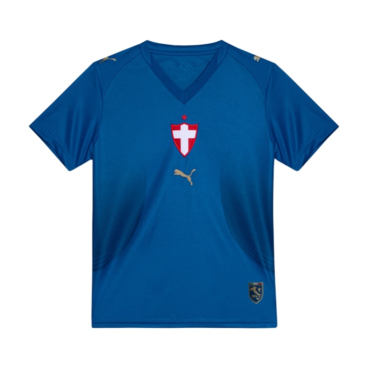 Camisa Palmeiras III 26/27 Puma Torcedor Infantil - Azul
