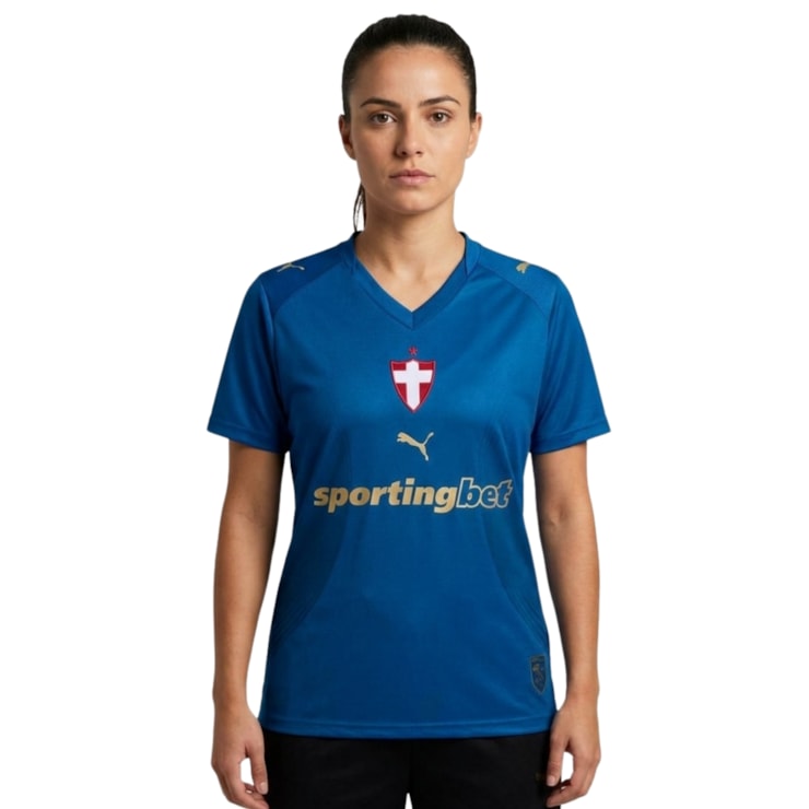 Camisa Palmeiras III 26/27 Puma Torcedora Feminina - Azul