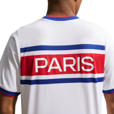 Camisa Paris Saint-Germain Nike Pré Jogo 26/27 Masculina - Branco