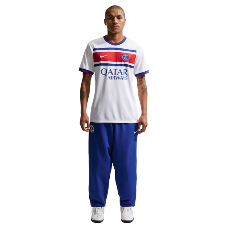 Camisa Paris Saint-Germain Nike Pré Jogo 26/27 Masculina - Branco