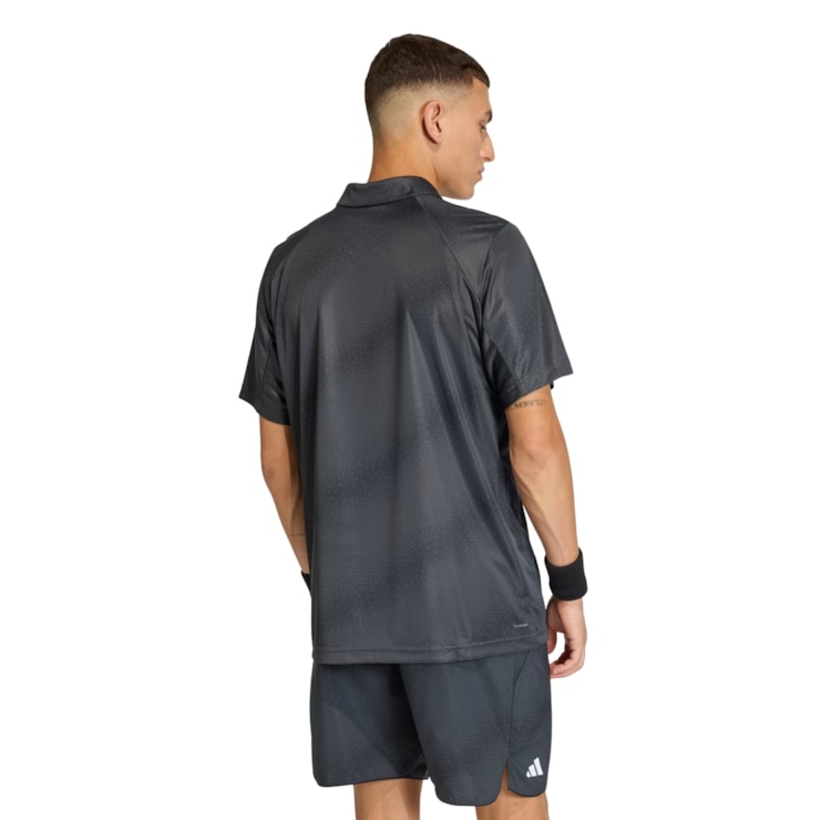Camisa Polo Adidas Club Graph Masculina - Grafite