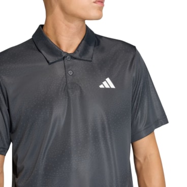 Camisa Polo Adidas Club Graph Masculina - Grafite