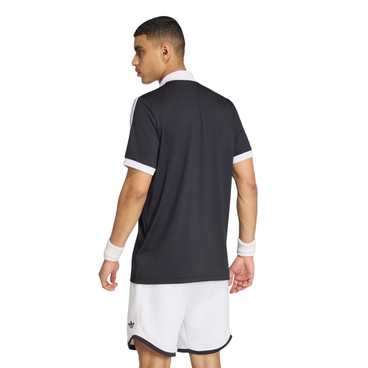 Camisa Polo Adidas Tennis Classic Masculina - Preta