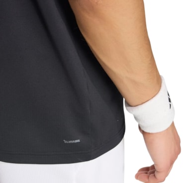 Camisa Polo Adidas Tennis Classic Masculina - Preta