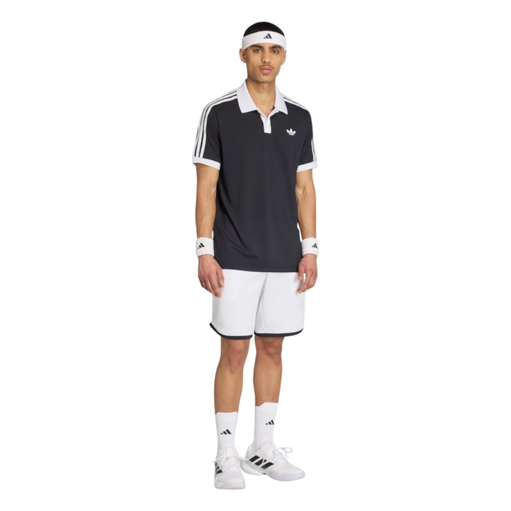 Camisa Polo Adidas Tennis Classic Masculina - Preta