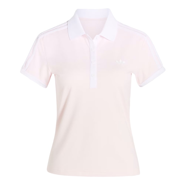 Camisa Polo Adidas Tennis Classics Feminina - Rosa Claro