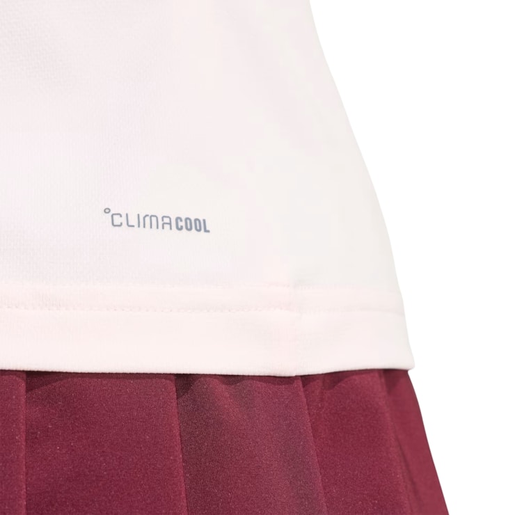 Camisa Polo Adidas Tennis Classics Feminina - Rosa Claro