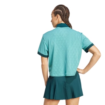 Camisa Polo Adidas Tennis Pro Climacool Feminina - Verde