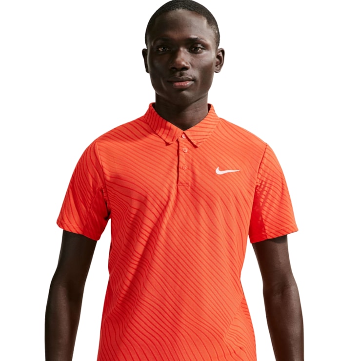 Camisa Polo Dri-Fit Nike Adv Slam Masculina - Laranja