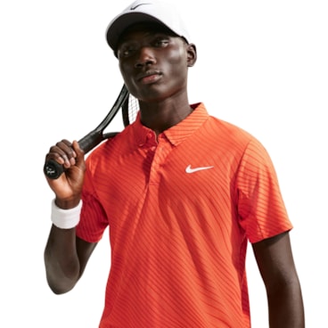 Camisa Polo Dri-Fit Nike Adv Slam Masculina - Laranja