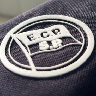 Camisa Polo Esporte Clube Pinheirops Bordado Feminina - Marinho