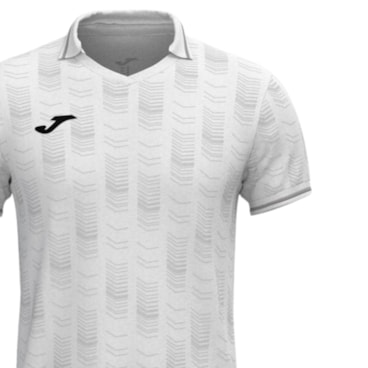 Camisa Polo Joma Smash Masculina - Branca