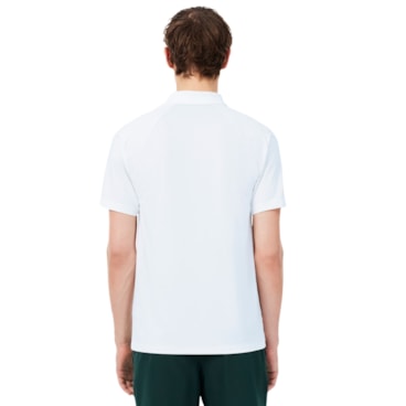 Camisa Polo Lacoste Daniil Medvedev Us Open Masculina - Branca