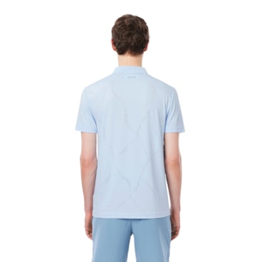 Camisa Polo Lacoste Grigor Us Open Masculina - Azul Claro