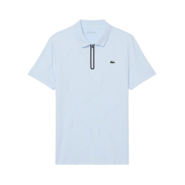 Camisa Polo Lacoste Grigor Us Open Masculina - Azul Claro