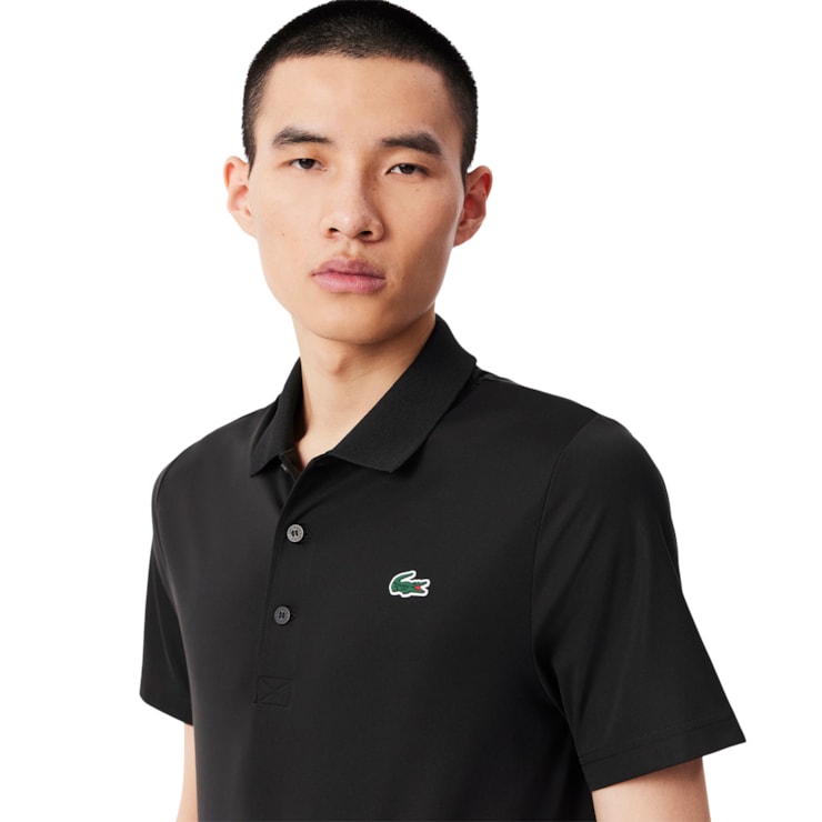 Camisa Polo Lacoste Regular Masculina - Preta