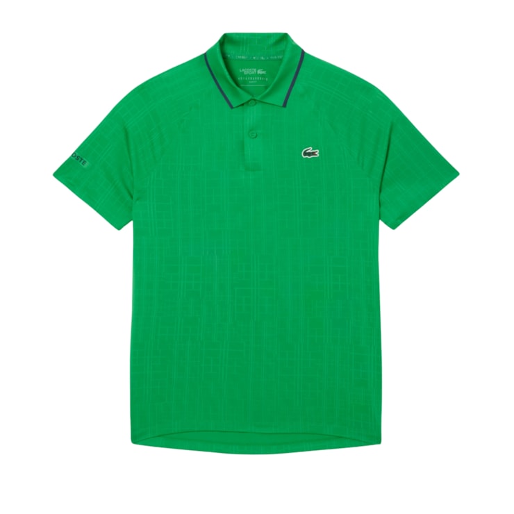Camisa Polo Lacoste Ultra Dry Slim Novak Djokovic Masculina - Verde