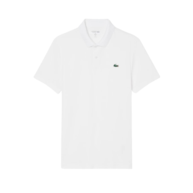 Camisa Polo Lacoste X Tennis Daniil Medvedev Ultra-Dry Masculina - Branca