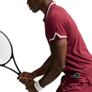 Camisa Polo Nike Court Air Force Slam U2 NY Masculina - Vermelho