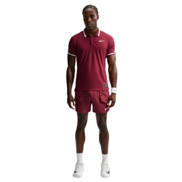 Camisa Polo Nike Court Air Force Slam U2 NY Masculina - Vermelho