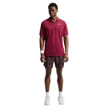 Camisa Polo Nike Court Dri-Fit Solid Masculina - Vermelha