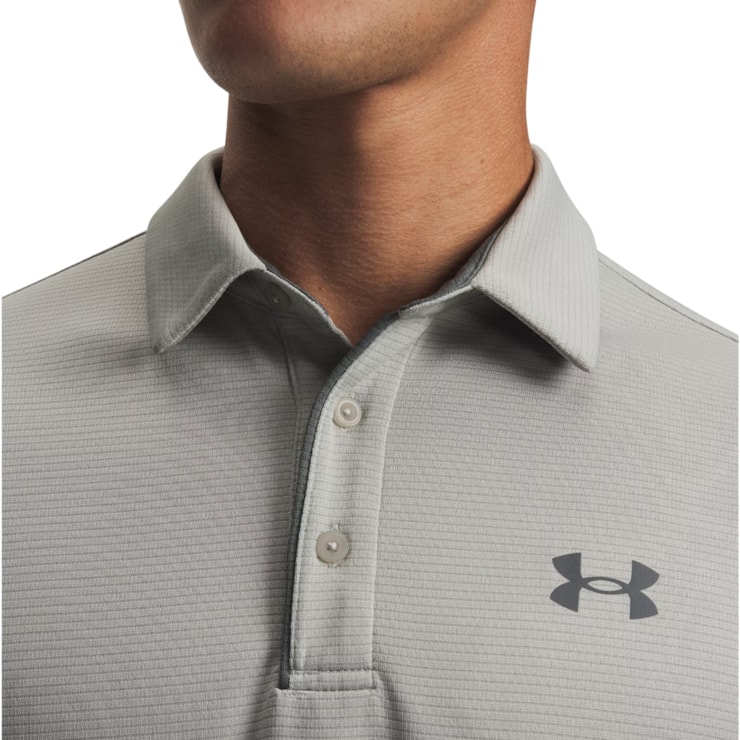 Camisa Polo Under Armour Tech Masculina - Cinza