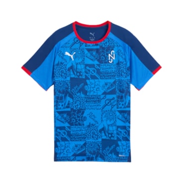 Camisa Puma Neymar Jr Playmaker Infantil - Azul