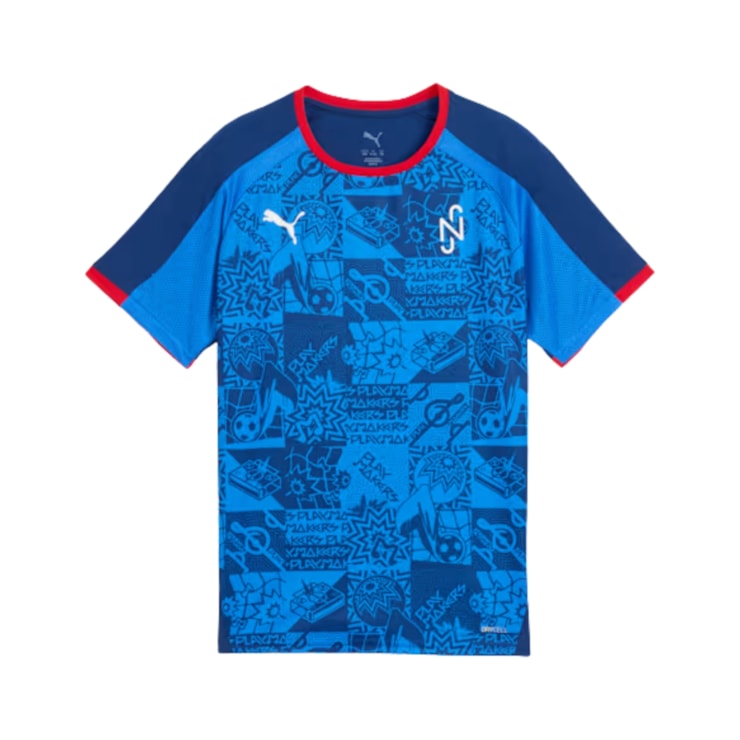Camisa Puma Neymar Jr Playmaker Infantil - Azul