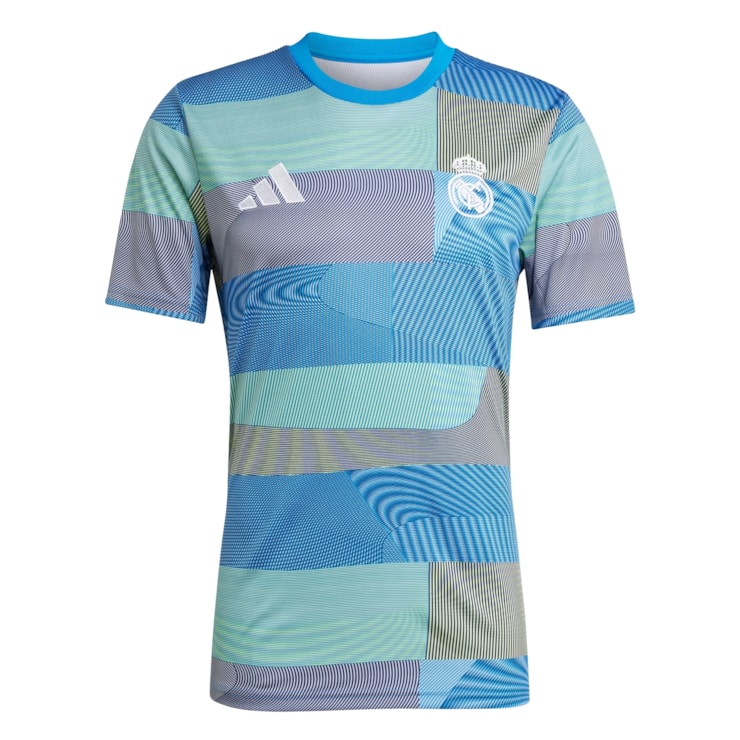 Camisa Real Madrid 25/26 Torcedor Adidas Pré Jogo Masculina - Azul
