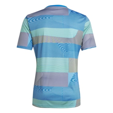 Camisa Real Madrid 25/26 Torcedor Adidas Pré Jogo Masculina - Azul