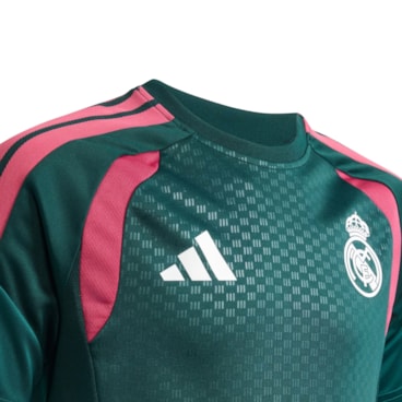 Camisa Real Madrid 26/27 Adidas Treino Infantil - Verde