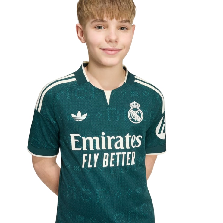 Camisa Real Madrid 26/27 II 26/27 Adidas Infantil - Verde