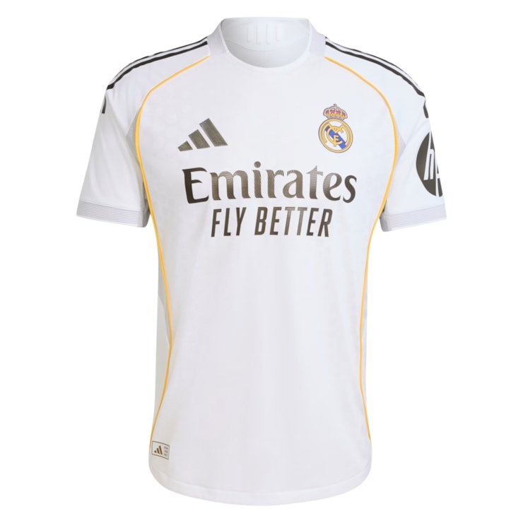 Camisa Real Madrid I 25/26 Adidas Jogador Masculina - Branca